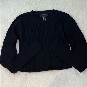 BASIC RIBBED CROPPED LONG SLEEVE